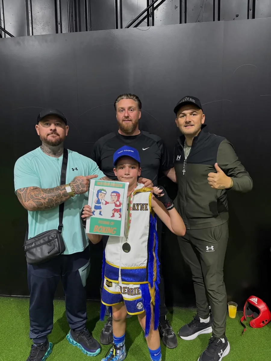 Intense Boxing coaches Dean Cooper, Brendan Jones and John Isaacs together