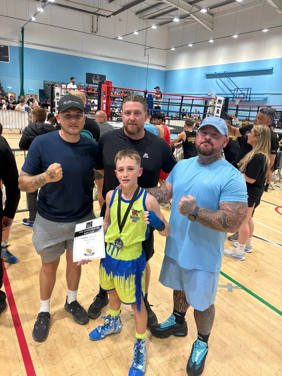 Intense Boxing coaches Dean Cooper, Brendan Jones and John Isaacs together